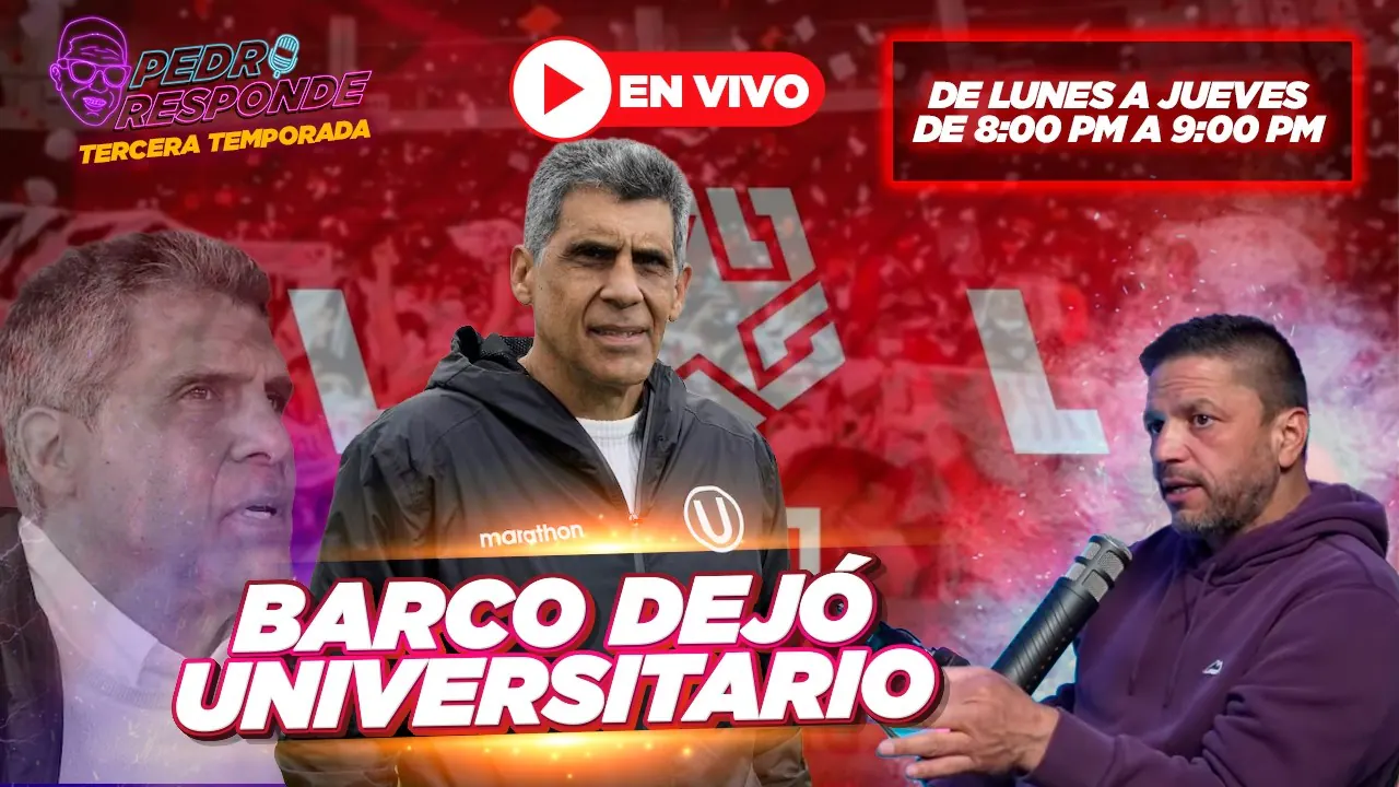 Reproducir: BARCO DEJÓ LA U ¡PEDRO RESPONDE EN VIVO! |#PedroResponde