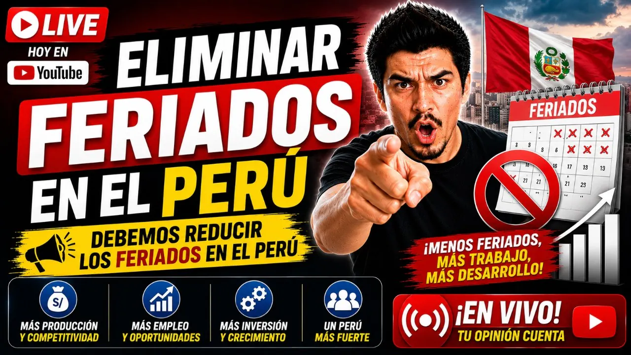 Reproducir: Eliminar feriados en el Perú