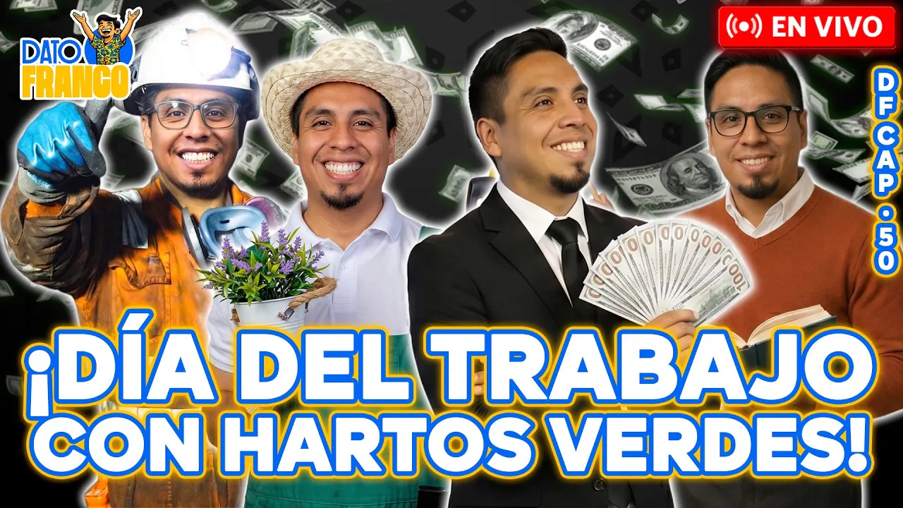 Reproducir: 🔥⚽ #ENVIVO | ¡LLEGO CON TODOS LOS VERDES! DÍA DEL TRABAJO COMO MILLONARIOS⚡#DATOFRANCO