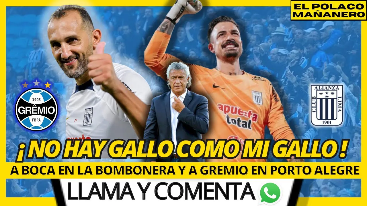 Reproducir: BARCOS, NUEVO ÍDOLO : GREMIO (1-1) ALIANZA LIMA - HDC