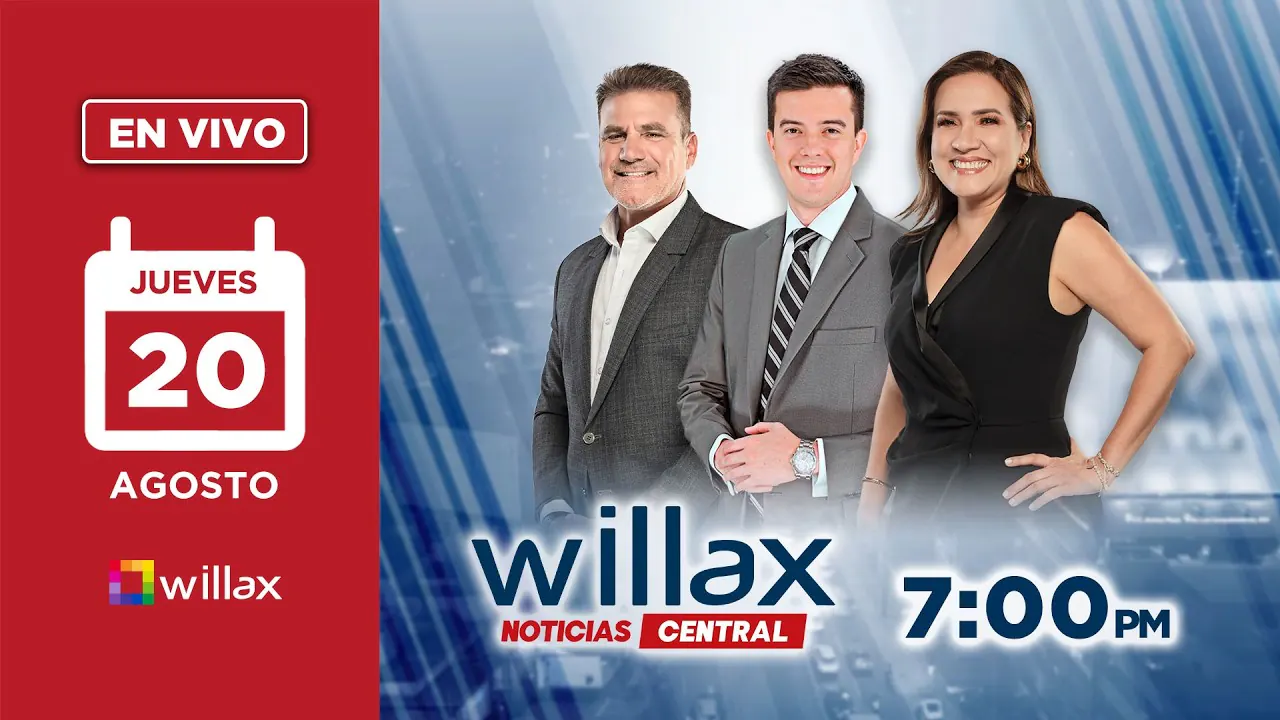 Reproducir: Willax en vivo - WILLAX NOTICIAS - 20/08/2026 | Willax Televisión