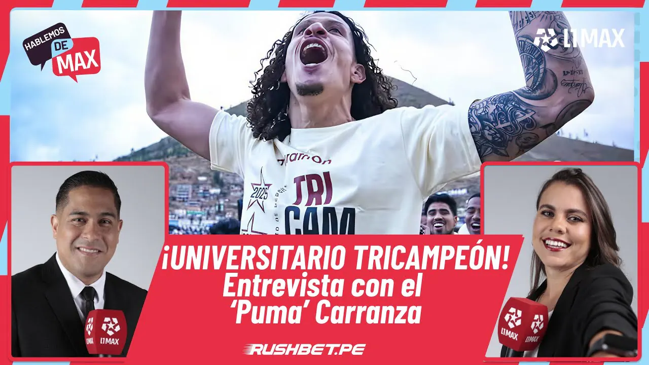 Reproducir: 🔴 EN VIVO | UNIVERSITARIO EL ÚNICO TRICAMPEÓN DEL FÚTBOL PERUANO | ENTREVISTA CON EL PUMA CARRANZA