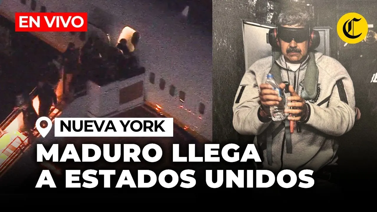 Reproducir: 🔴 EN VIVO | MADURO LLEGA A EE.UU. TRAS DETENIDO EN VENEZUELA | El Comercio