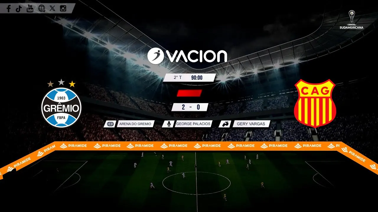 Reproducir: Gremio vs Atlético Grau por RADIO OVACION 🔴 #ENVIVO | COPA SUDAMERICANA