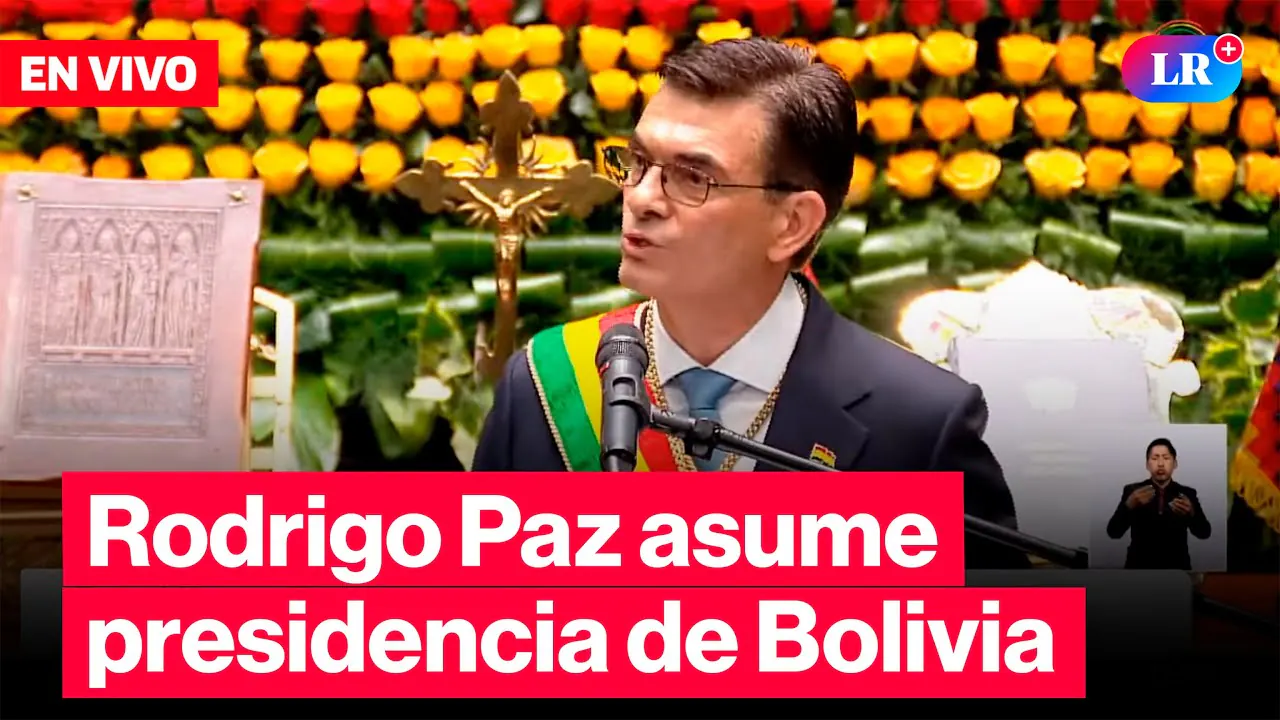 Reproducir: 🔴 Rodrigo Paz asume como NUEVO PRESIDENTE de BOLIVIA EN VIVO | #EnDirectoLR