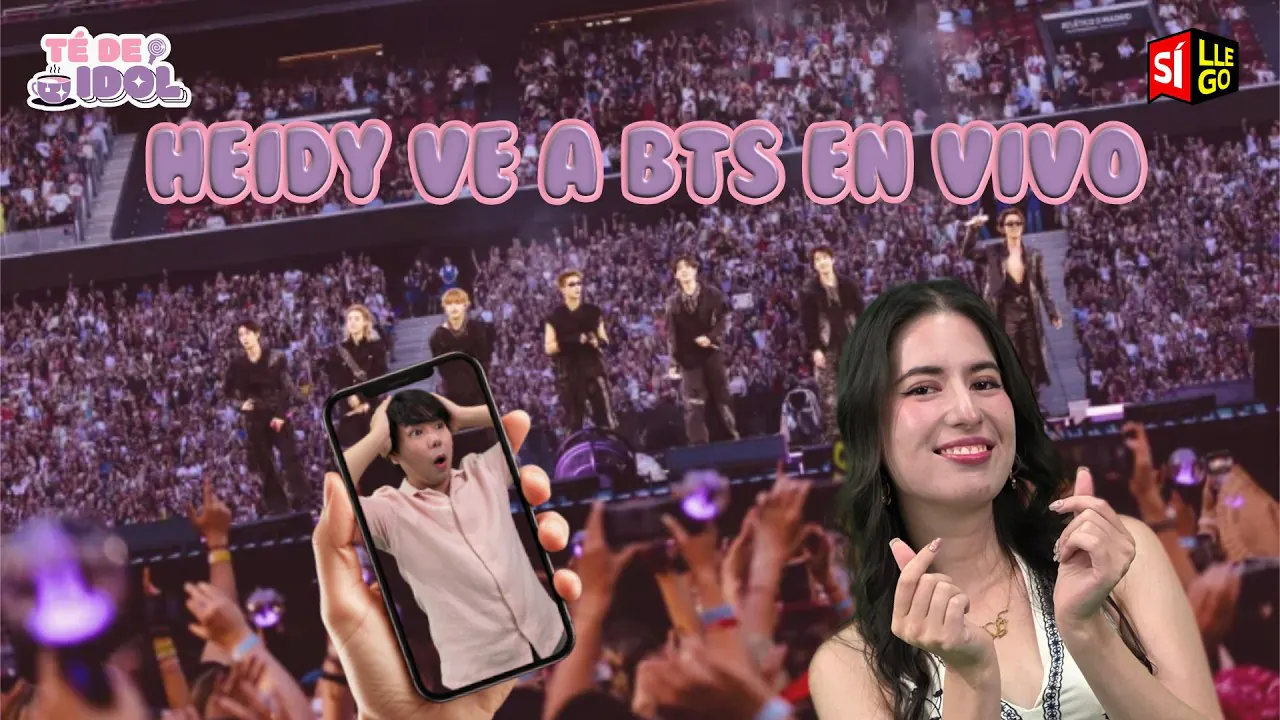 Reproducir: BTS EN MADRID💜: HEIDY LOS VE EN VIVO 🤯| TÉ DE IDOL🍵 | CHISMECITO Y NOTICIAS DEL KPOP 🇰🇷