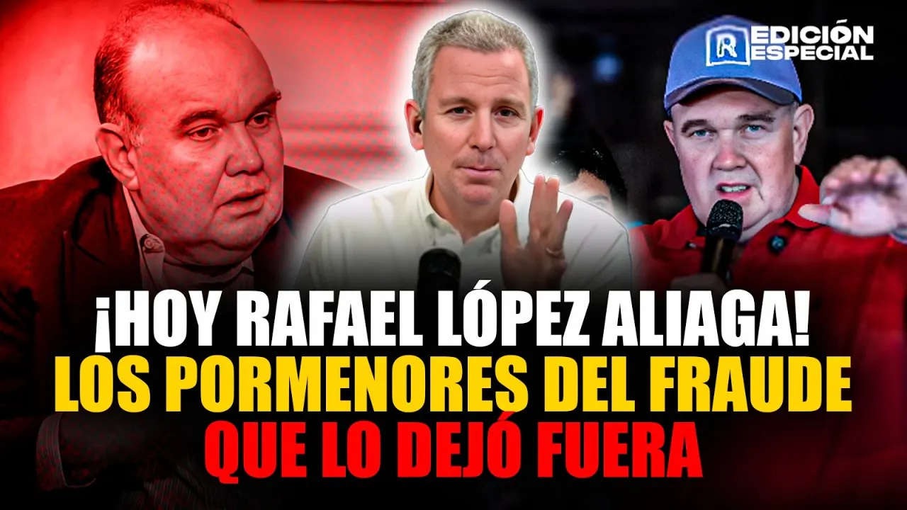Reproducir: #EnVivo Rafael López Aliaga llega a Edición Especial a exponer su denuncia del fraude electoral