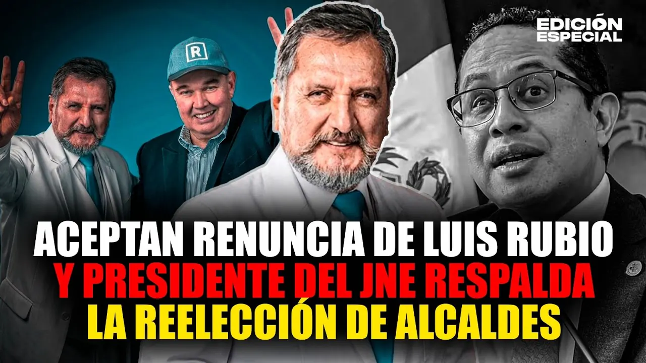 Reproducir: #EnVivo López Aliaga: Aceptan la renuncia de Luis Rubio y el presidente del JNE respalda reelección