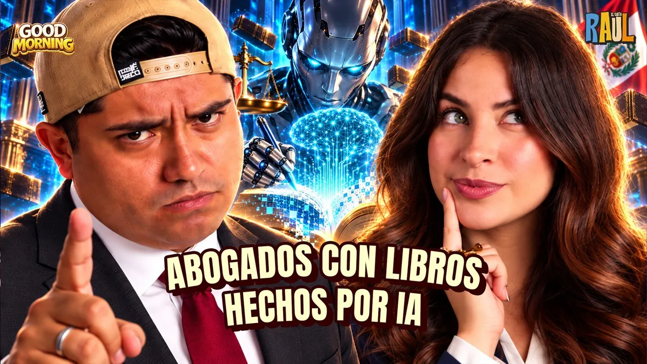 Reproducir: ESCANDALO POR LOS LIBROS DE ABOGADOS HECHOS CON IA 🥵- GOOD MORNING T2 E10 💖🔥 #elchatoraul