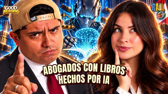 ESCANDALO POR LOS LIBROS DE ABOGADOS HECHOS CON IA - GOOD MORNING T2 E10 #elchatoraul