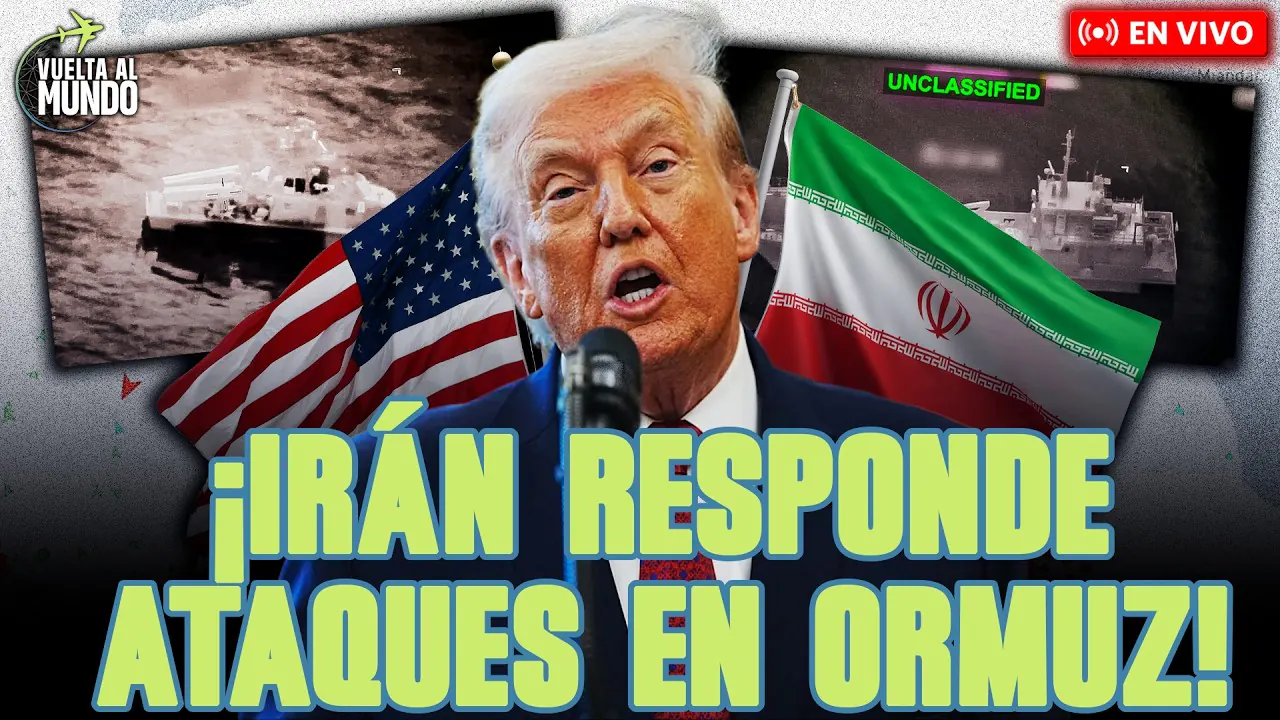 Reproducir: #ENVIVO | ¡EE.UU. AFIRMA DESTRUCCIÓN DE 16 BARCOS IRANÍES CERCA AL ESTRECHO DE ORMUZ! #VUELTAALMUNDO