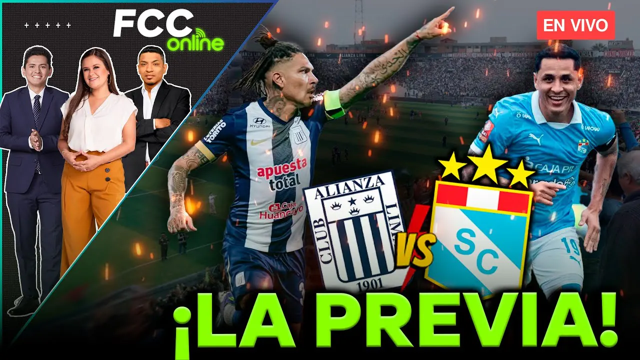 Reproducir: #ENVIVO 🔴ALIANZA LIMA VS. SPORTING CRISTAL: LA PREVIA #FCCONLINE