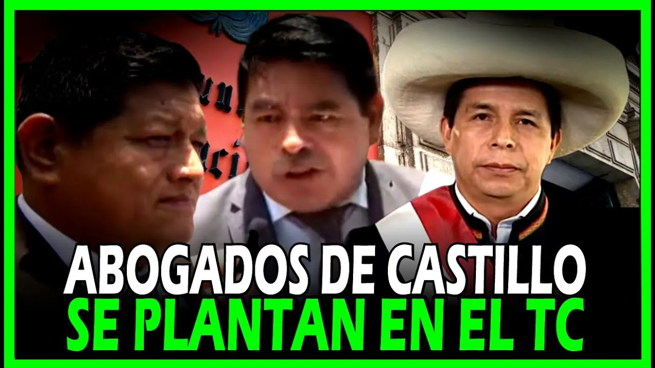 Reproducir: 📣ATENCIÓN! ABOGS EXIGEN HORA Y FECHA DE AUDIENCIAS EN EL EL TC A FAVOR DE PDTE PEDRO CASTILLO