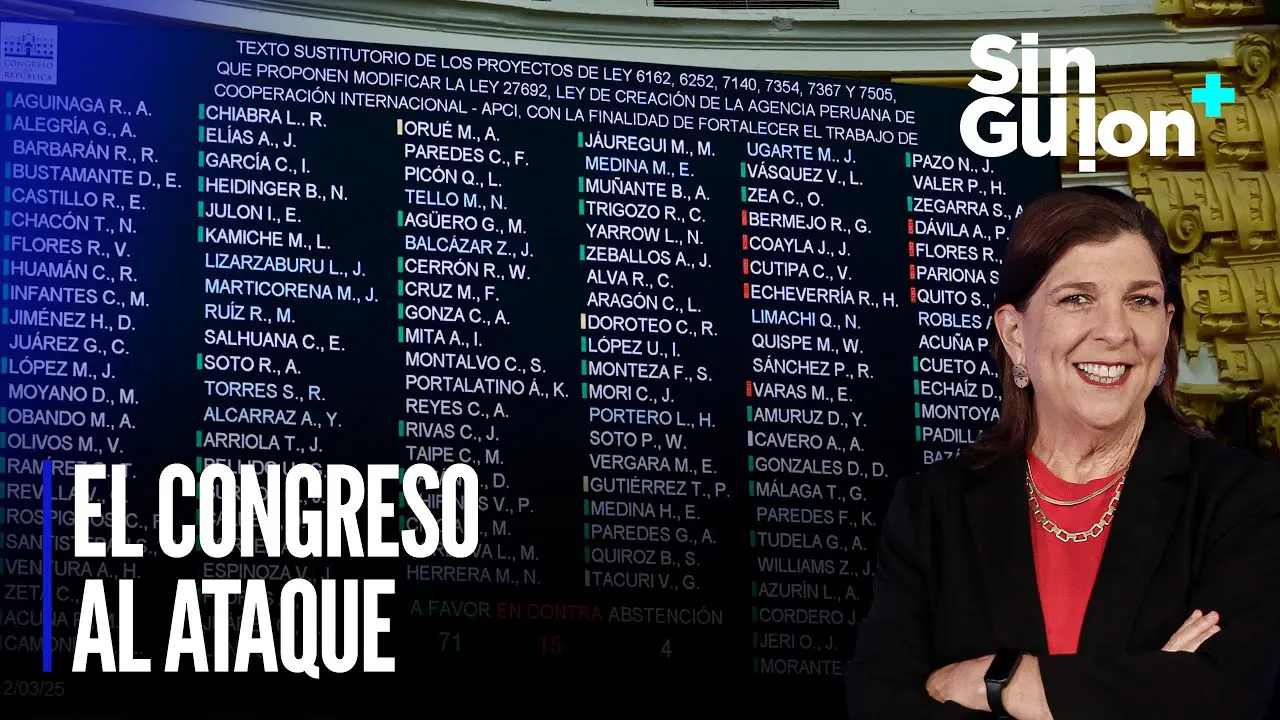 Reproducir: El Congreso al ataque y libertad de prensa | Sin Guion con Rosa María Palacios