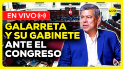 EN VIVO | Luis Galarreta expone ante la Cámara de Diputados la política general de Gobierno