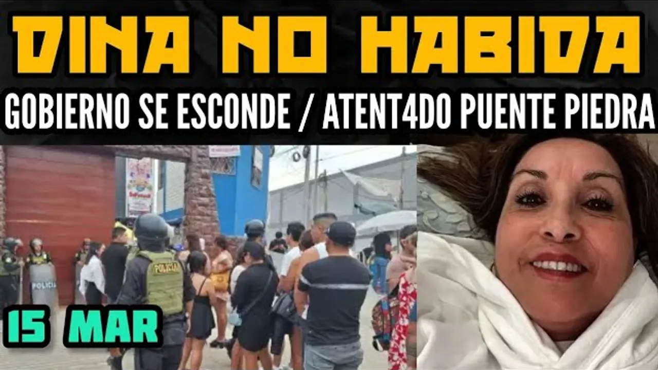 Reproducir: DINA NO DA LA CARA / SANTIVAÑEZ DENUNCIADO / TRAGEDIA EN PUENTE PIEDRA / HUELGA DE HAMBRE - 15 MAR