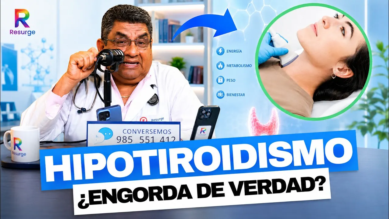 Reproducir: TENGO HIPOTIROIDISMO Y SIGO ENGORDANDO: ¿QUÉ ESTÁ FALLANDO? 😨⚖️ | DR. OLAYA RESPONDE