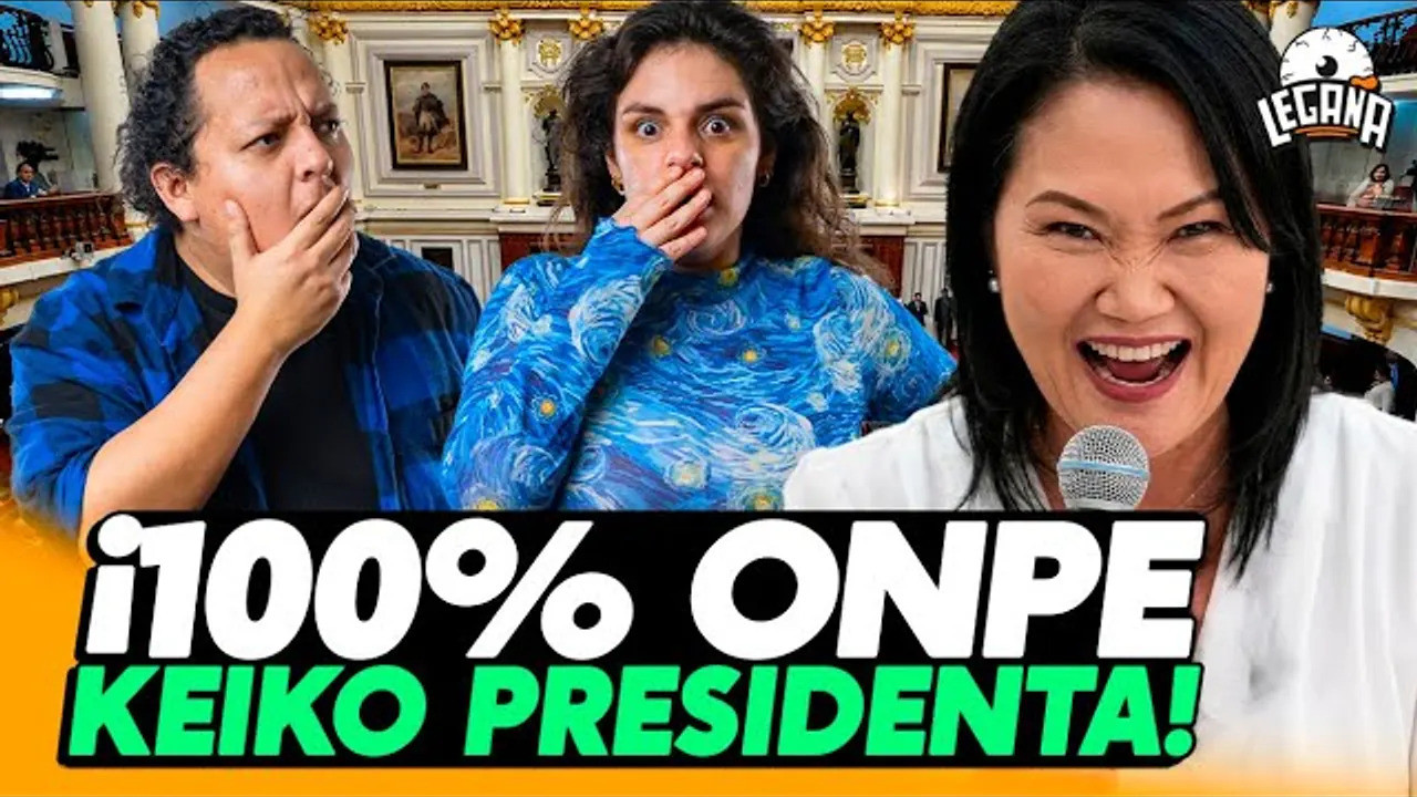 Reproducir: KEIKO ES PRESIDENTA!, ONPE AL 100% | LEGAÑA