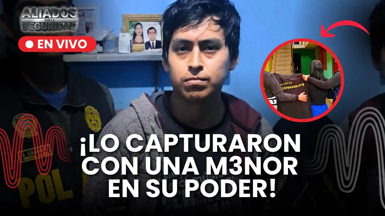 Reproducir: PNP captura al DEPREDADOR DE HUAYCÁN y rescata a menor de 12 años en operativo