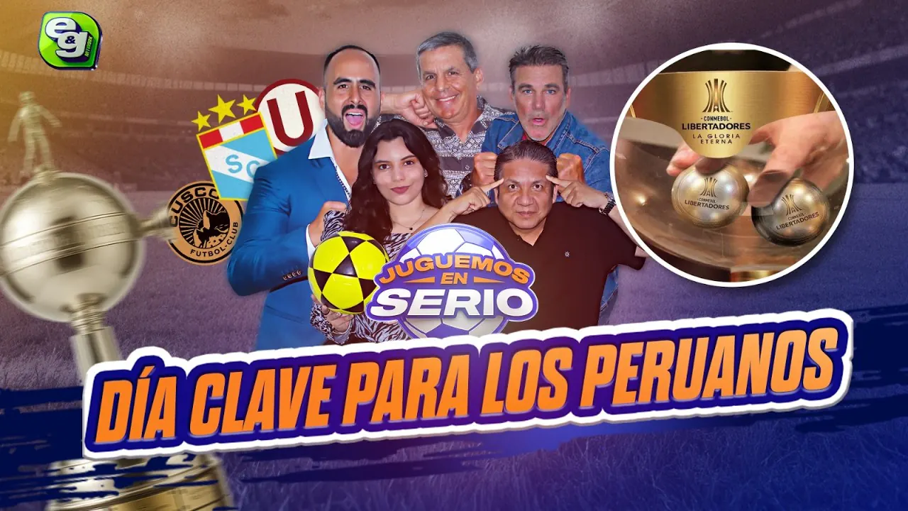 Reproducir: [JES] U, CRISTAL Y CUSCO EN VILO: HOY CONOCEN SU DESTINO EN LIBERTADORES | REACCIONAMOS AL SORTEO🔥