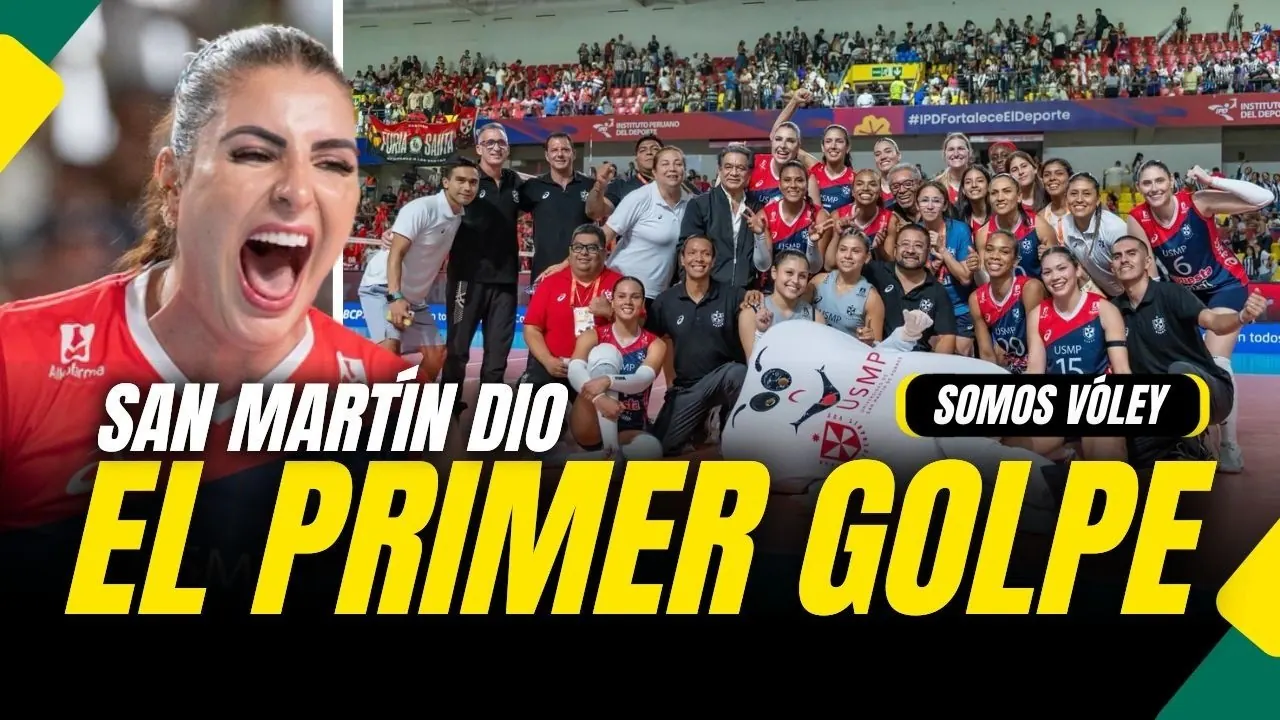 Reproducir: LA UNIVERSIDAD SAN MARTÍN LE GANÓ A ALIANZA LIMA EN LA PRIMERA FINAL DE LA LIGA PERUANA DE VÓLEY
