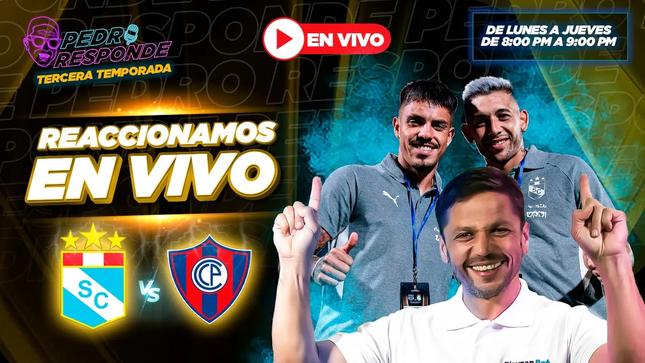 Reproducir: CRISTAL VS CERRO PORTEÑO EN VIVO REACCIONAMOS ¡PEDRO RESPONDE EN VIVO!  |#PedroResponde