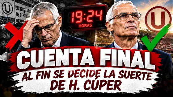 UNIVERSITARIO : A UN DIA DE LA DECISION FINAL¿SE QUEDA O SE VA CUPER?