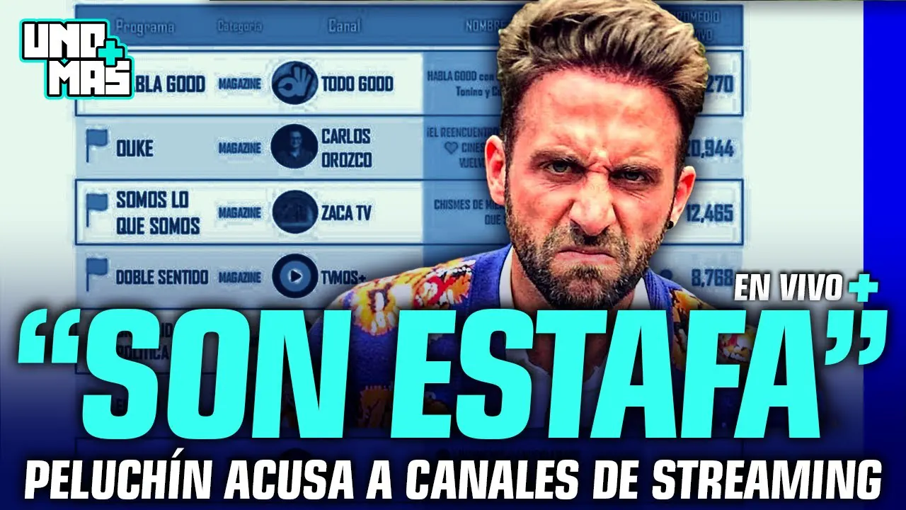 Reproducir: PELUCHÍN DENUNCIA BOTS EN CANALES DE STREAMING | UNO MÁS #ENVIVO