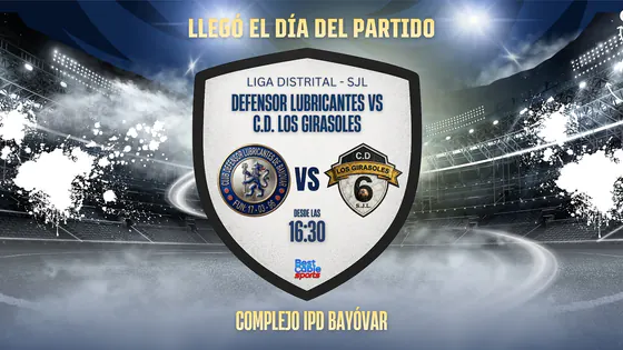 ¡EN VIVO! Defensor Lubricantes C.D. Los Girasoles | Liga Distrital de SJL 21/03/26