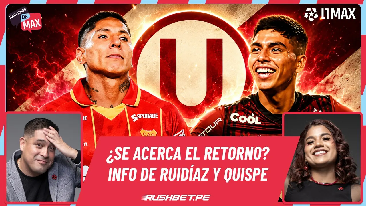 Reproducir: 🔴 ¿SE ACERCA EL RETORNO? NOVEDADES SOBRE RUIDÍAZ Y QUISPE | HABLEMOS DE MAX - EN VIVO