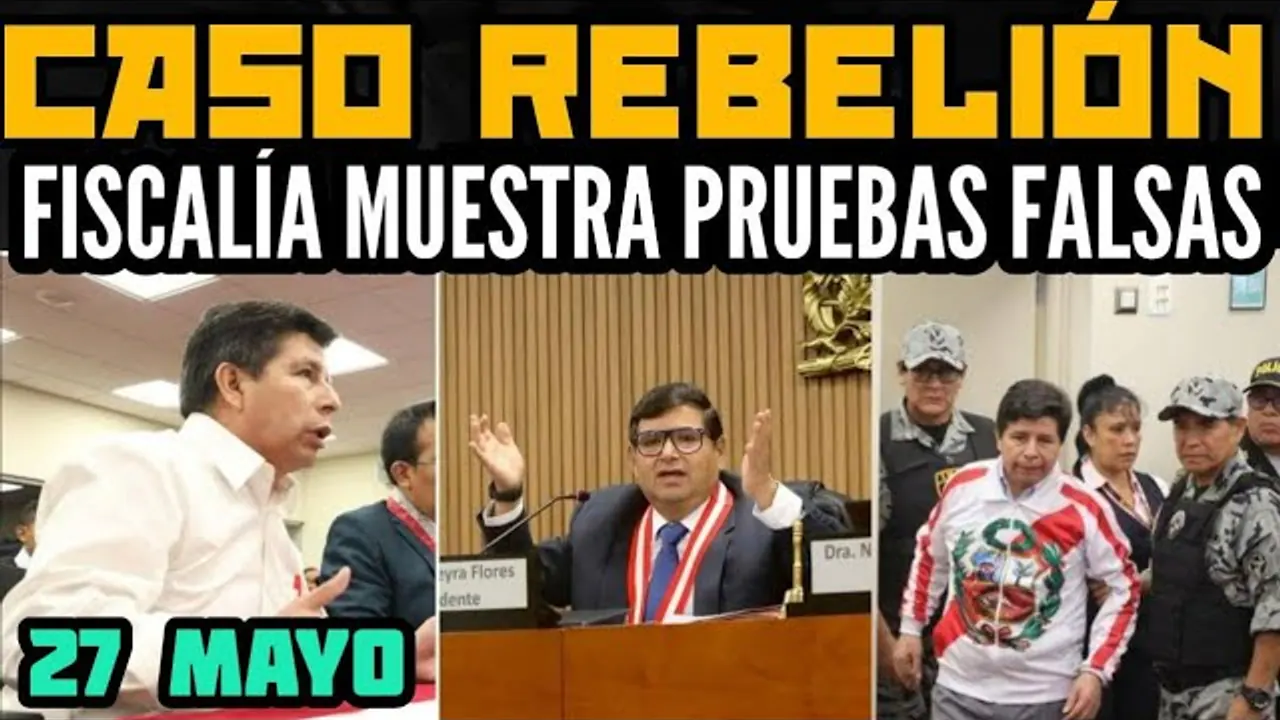 Reproducir: EN VIVO: AUDIENCIA DEL JUICIO ORAL CASO "REBELIÓN" CONTRA EL PRESIDENTE PEDRO CASTILLO - 27 MAYO