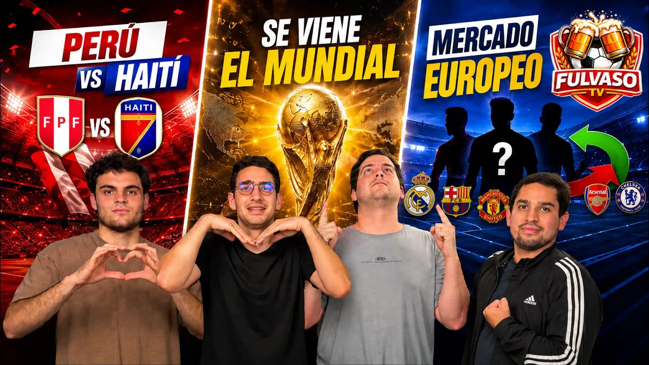 Reproducir: FULVASO - MAÑANA JUEGA PERÚ VS. HAITÍ Y POR FIN SE VIENE EL MUNDIAL