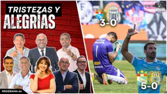 Tristeza y alegría: Alianza goleado en Tarma, Cristal se recupera