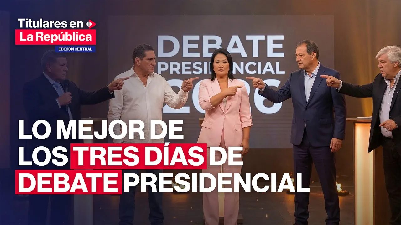 Reproducir: 🔴 DEBATES PRESIDENCIALES 2026: Lo mejor del primer ciclo de debates | #TLR