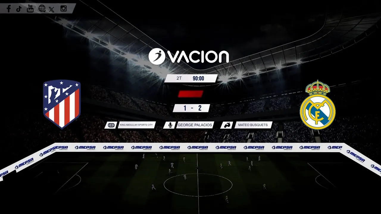 Reproducir: Atlético de Madrid vs Real Madrid por RADIO OVACION 🔴 #ENVIVO | SUPERCOPA DE ESPAÑA - SEMIFINAL