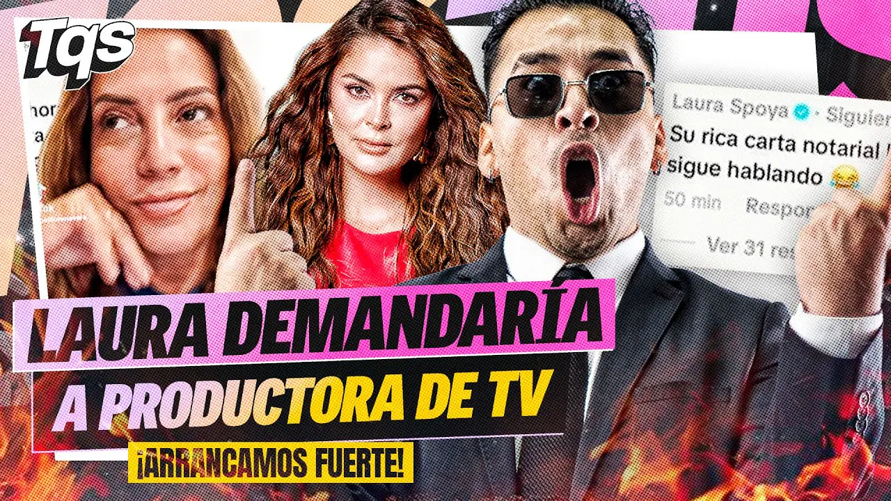 Reproducir: #TQS | ¡LAURA SPOYA DEMANDARÍA A PRODUCTORA DE TV?🔥