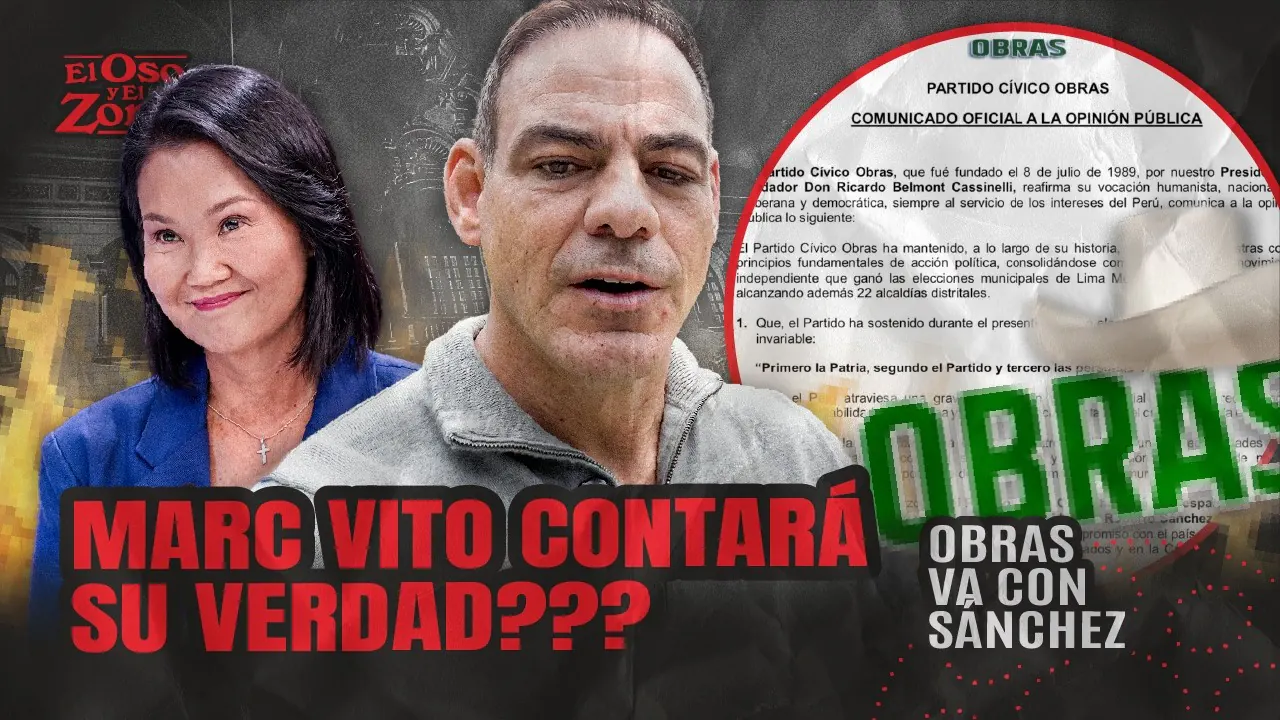 Reproducir: ¿MARK VITO CONTARÁ TODOS LOS SECRETOS DE KEIKO? ¿BELMONT APOYARÁ AL SOMBRERO? FT. CHINO PINTO