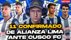 Alianza Lima vs Cusco Fc ¿Con suplentes? ¡No juega Peña!