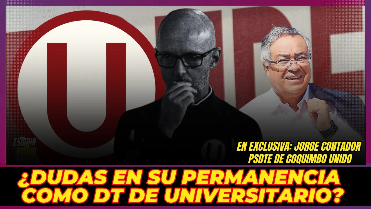 Reproducir: ¡RABANAL EN LA CUERDA FLOJA! ¿SIGUE O SE VA? EN EXCLUSIVA HABLÓ EL PRESIDENTE DE COQUIMBO UNIDO