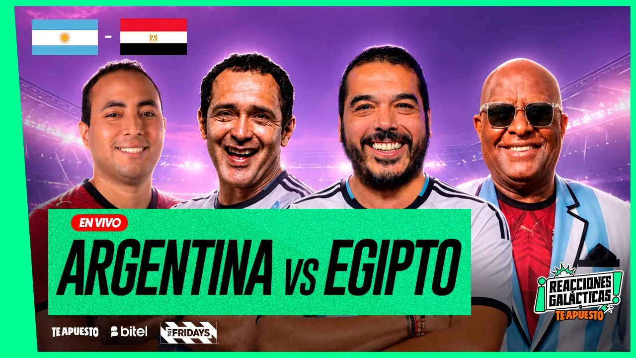 Reproducir: ARGENTINA VS EGIPTO EN VIVO | REACCIONES GALÁCTICAS
