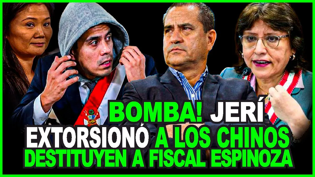 Reproducir: JERÍ EXTORSIONABA A LOS CHINOS? - JNJ DESTITUYE A FISCAL ESPINOZA DIALOGO CON HILARIO ROSALES