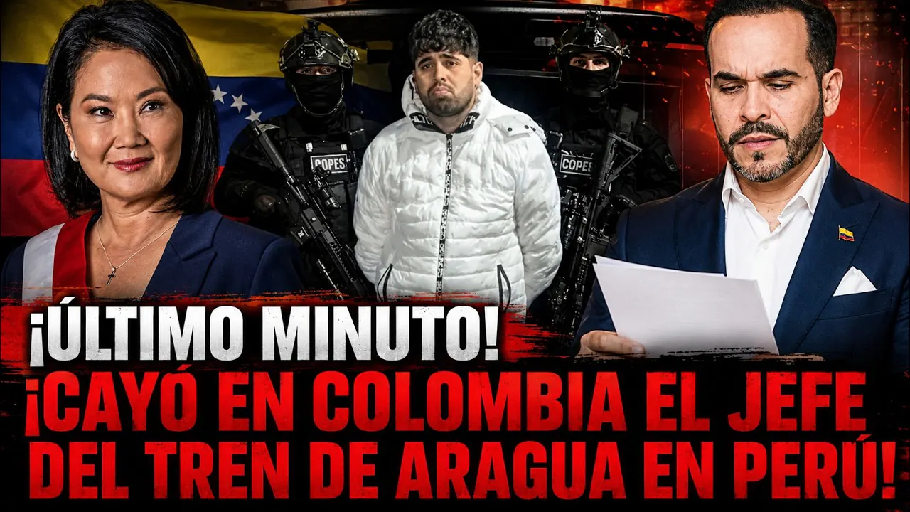 Reproducir: ¡ÚLTIMO MINUTO! ¡CAYÓ EN COLOMBIA EL JEFE DEL TREN DE ARAGUA EN PERÚ! - NOTICIAS RANDOM