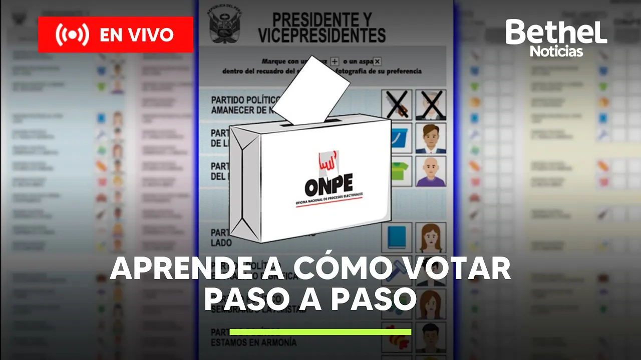 Reproducir: 🎯 CÓMO VOTAR EN LAS ELECCIONES 2026 (PASO A PASO) - BETHEL NOTICIAS