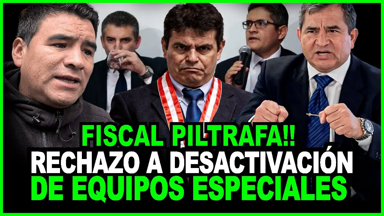 Reproducir: TERREMOTO EN FISCALIA! TOMAS GALVEZ ANULA EQUIPOS ESPECIALES OPINAN HILARIO ROSALES Y RAUL SAMILLAN
