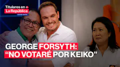 GEORGE FORSYTH apoyaría a SANCHEZ en segunda vuelta y rechaza votar por KEIKO | #tlr