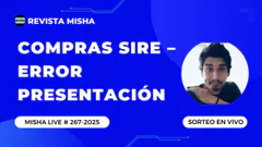 COMPRAS SIRE – ERROR PRESENTACIÓN