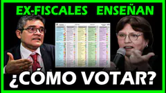 ATENCIÓN! EX-FISCALES TE ENSEÑAN COMO VOTAR EN ELECCIONES GENERALES DEL 12 DE ABRIL