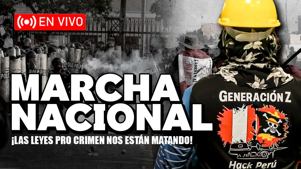 Reproducir: MARCHA DE LA GENERACIÓN Z EN VIVO ESTE 14 DE NOVIEMBRE