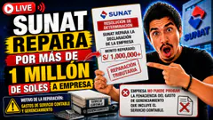 SUNAT repara por más de 1 millón de soles a empresa por gastos de servicio contable