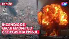 Fuerte incendio se registra en San Juan de Lurigancho | #EnVivoLR